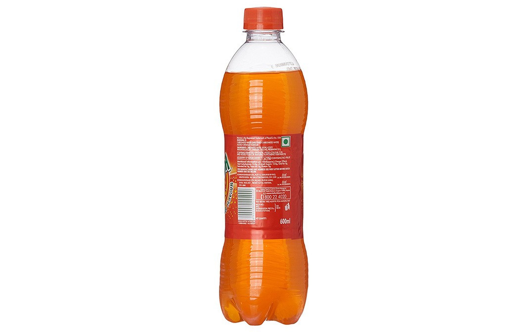 Mirinda (With Added Orange Flavour)    Bottle  600 millilitre